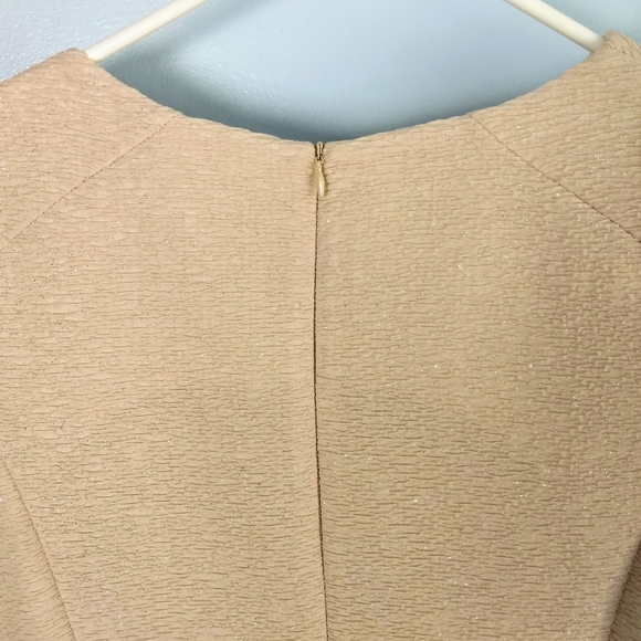 AGB Champagne Gold Glitter Dress - Picture 4 of 5